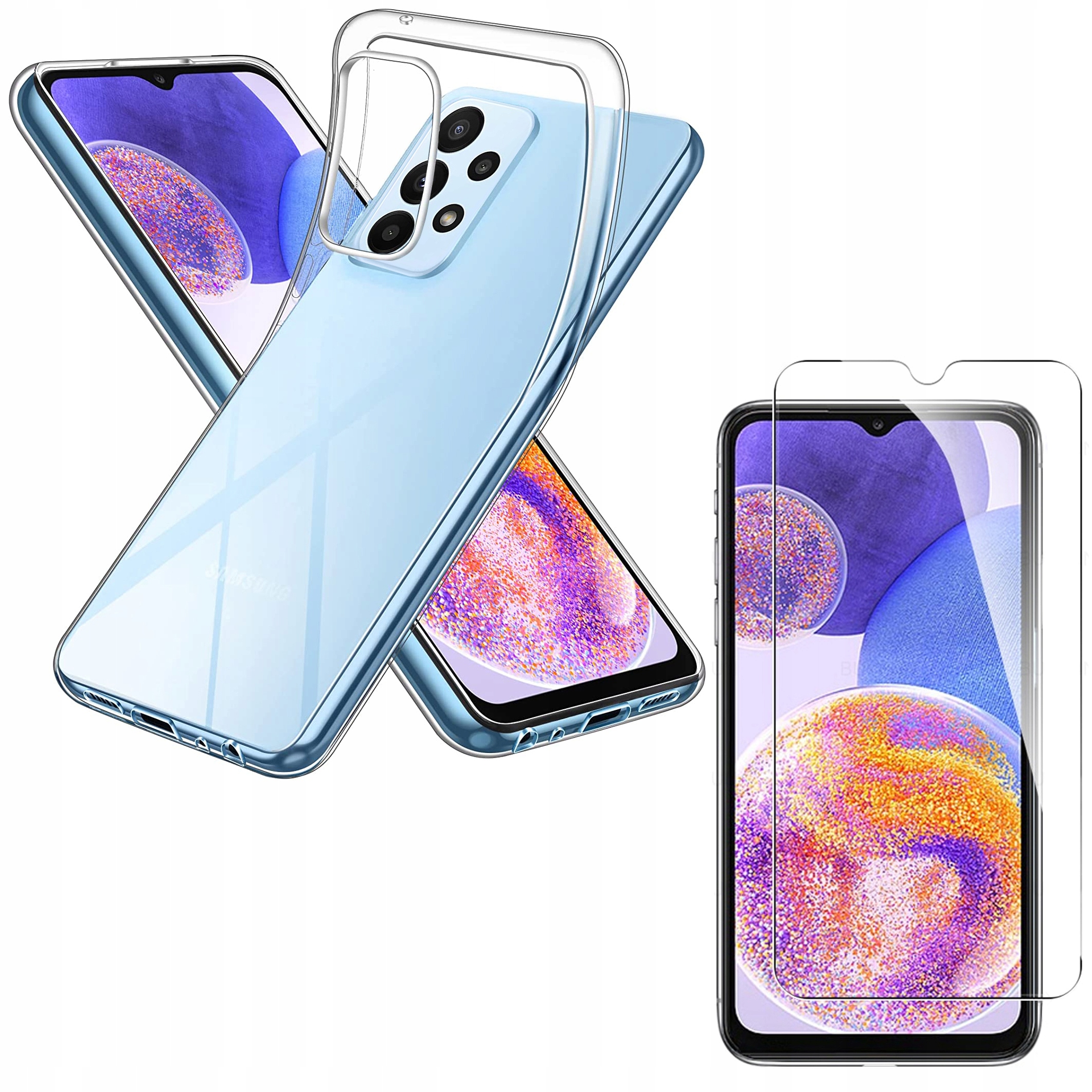 

Etui do Samsung Galaxy A23 5G Slim Case Szkło