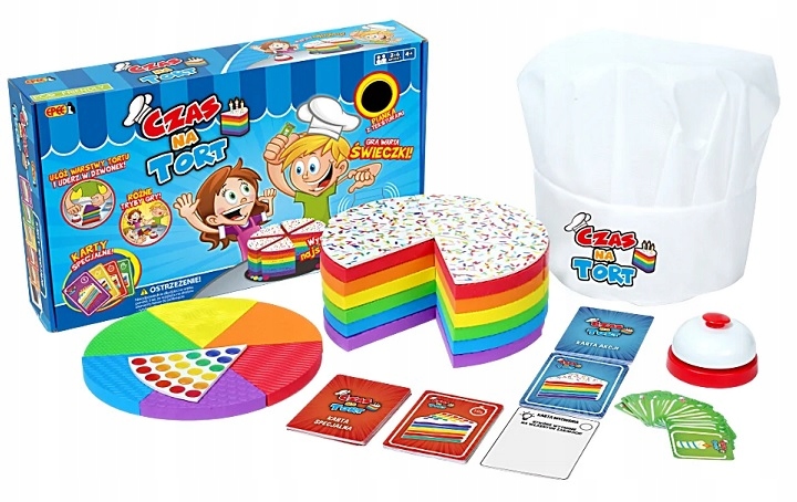 EPEE GRA SENSORYCZNA DLA DZIECI CZAS NA TORT 09436