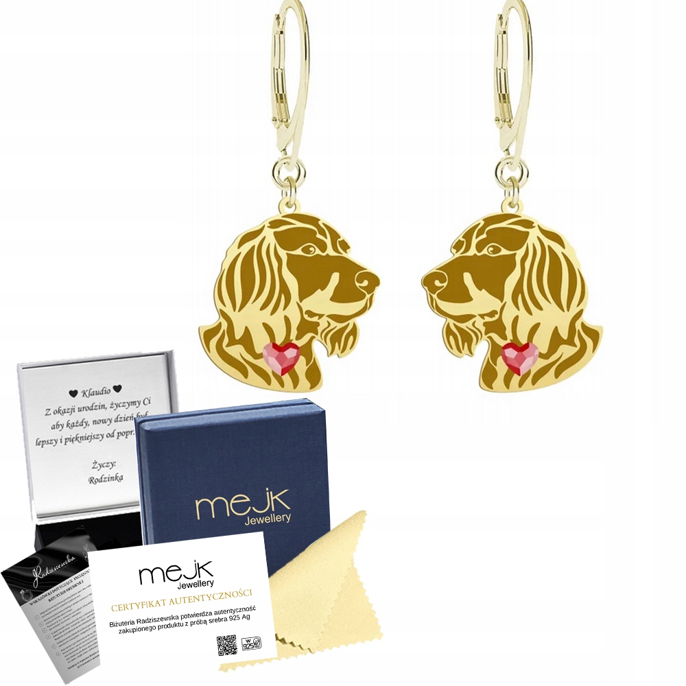 Náušnice Zlaté s německým plašičem 925 Dámské šperky Gravírování Bonus