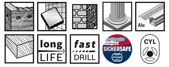 BOSCH Wiertło MultiConstruction 10 mm CYL-9 80/120 Marka Bosch