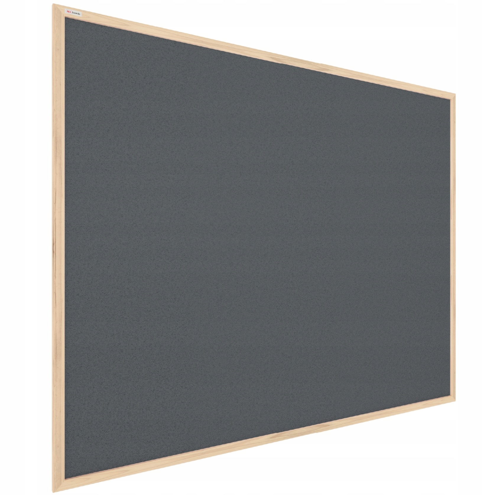 

Tablica korkowa szary korek 120x90 rama drewniana