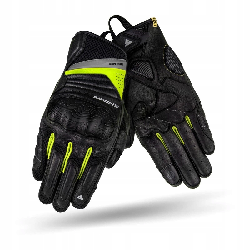 Rukavice Shima Rush Fluo čierne žlté fluo Zadarmo