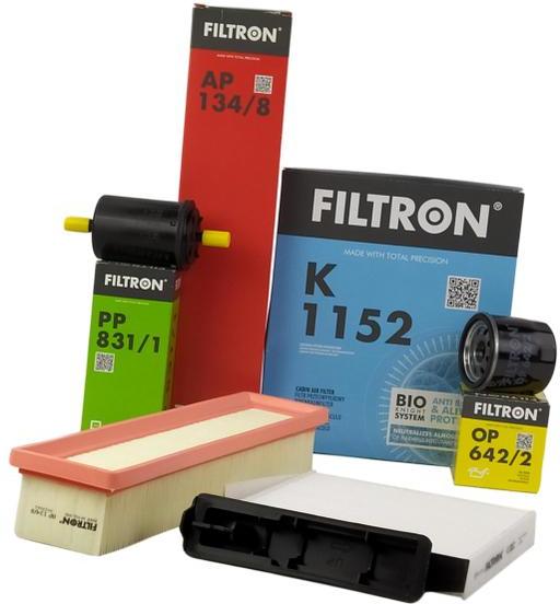 FILTRON ZESTAW FILTRÓW RENAULT CLIO III 1.2 16V