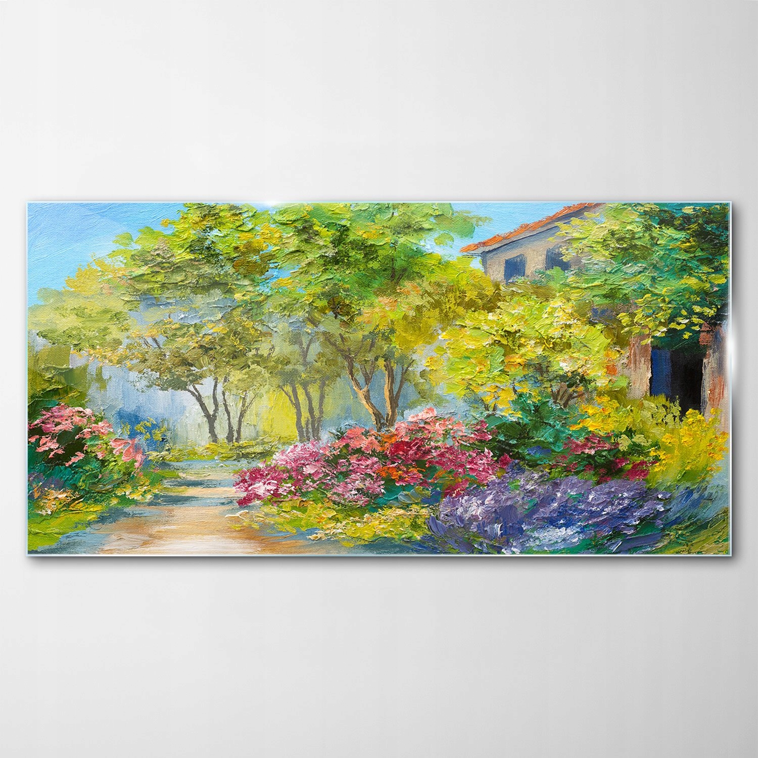 

Hartowany Obraz Szklany Krajobraz Trawa Las 120x60