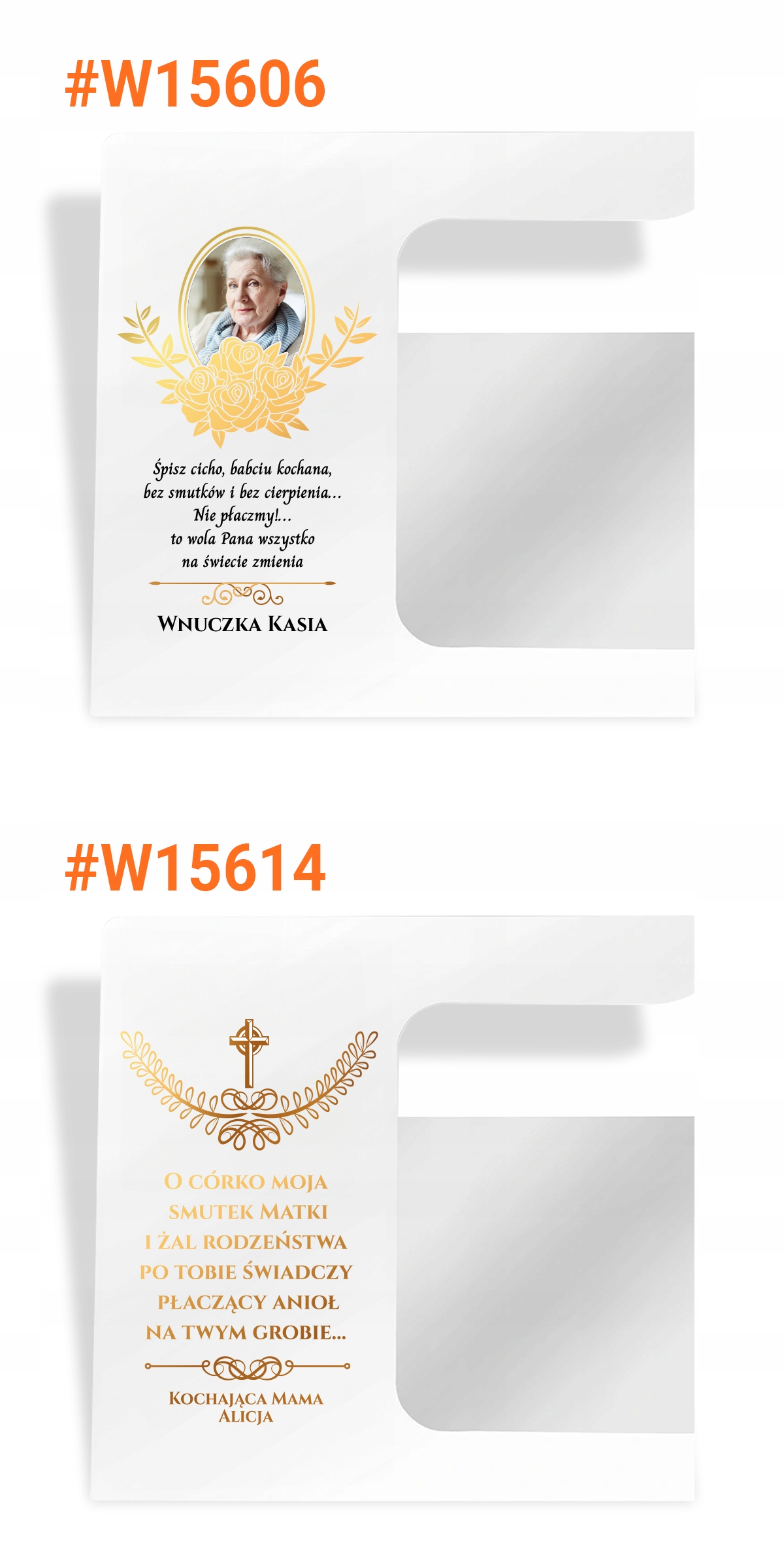 PODSTAWKA POD ZNICZ DEDYKACJA LAMPION XXL DUŻA Marka inna