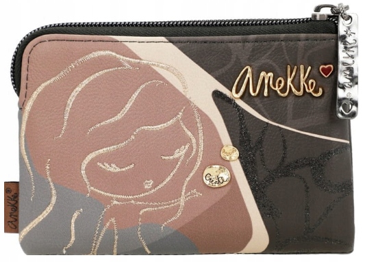 A215 Střední měkká peněženka na zip Anekke Dreamverse Heartbeat s Rfid