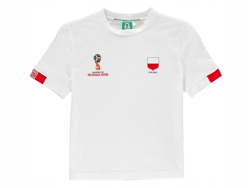 T-SHIRT POLSKA JUNIOR FIFA WORLD CUP 2018 146 cm!