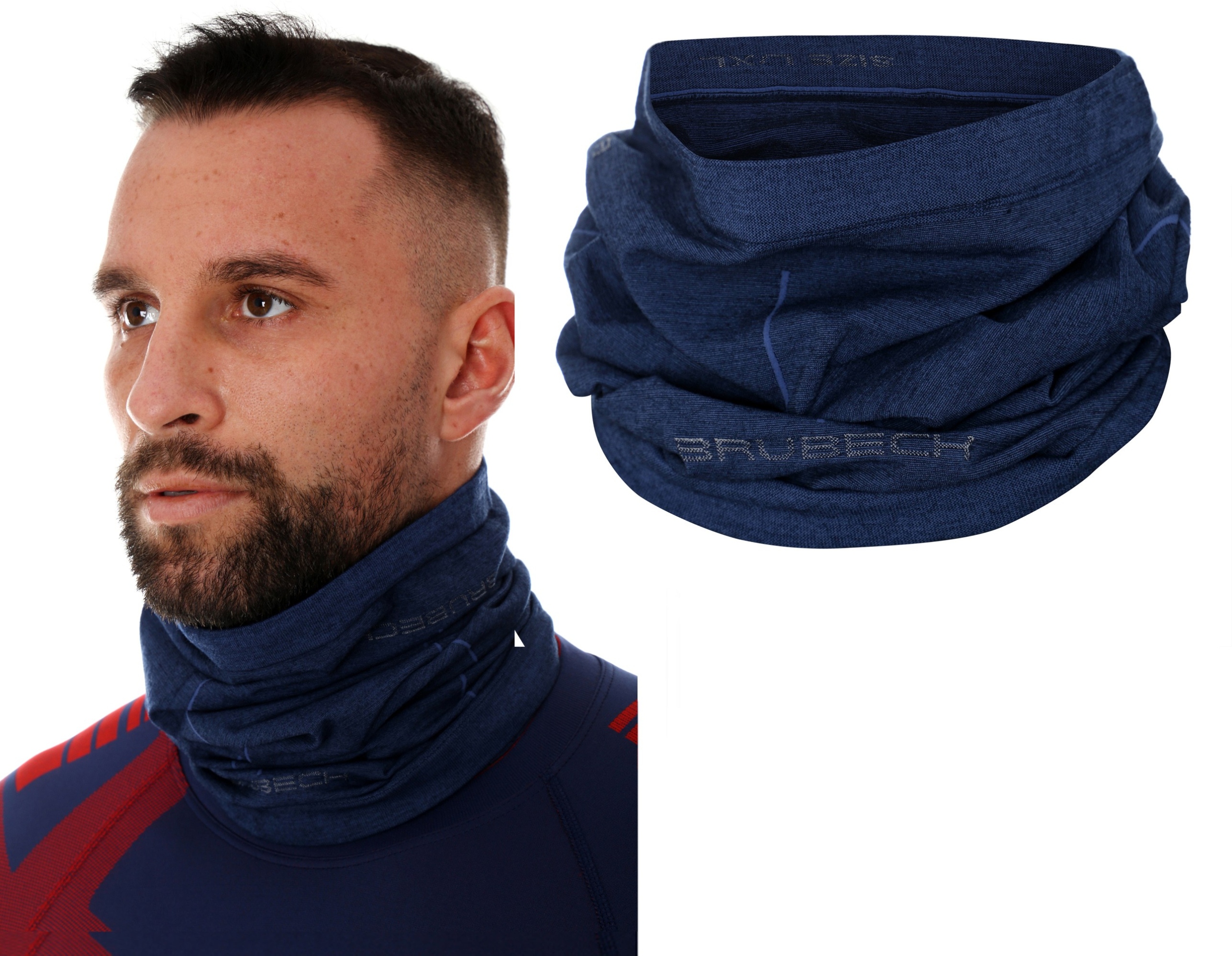 Brubeck Komin Z Wełny Merino Na Narty Deskę -L/XL