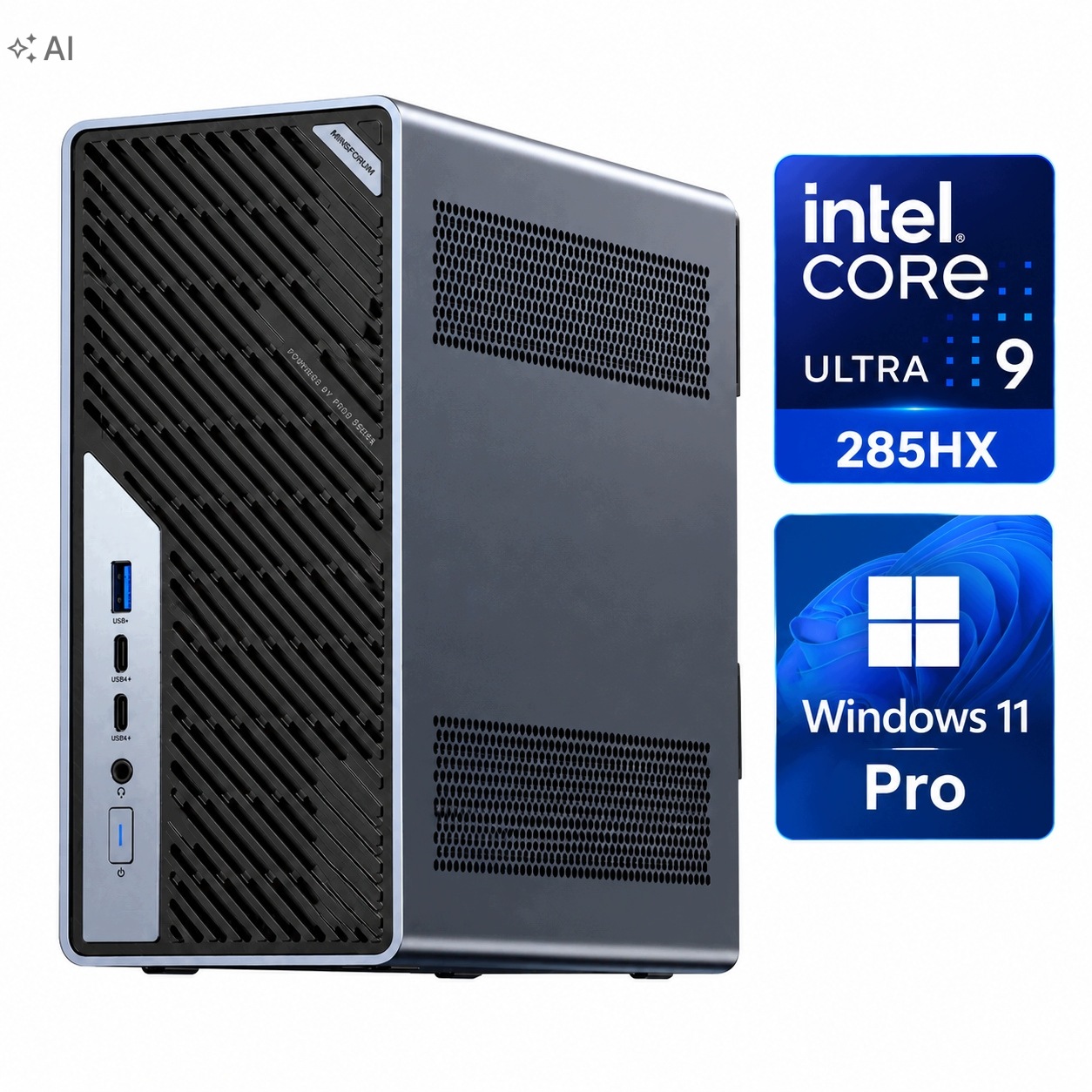 Mini Pc stanice Ultra 9 285HX 128GB/2TB Ssd 10GbE 2x25GbE Sfp+ PCie Win11Pro
