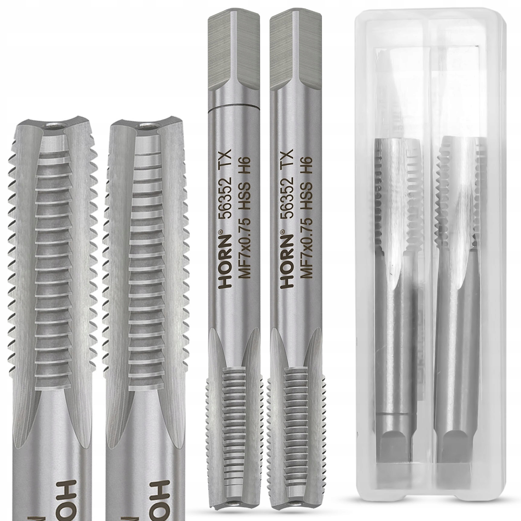 

Gwintownik M7 Ręczny M7x0.75 mm 2 szt DIN-2181/2P