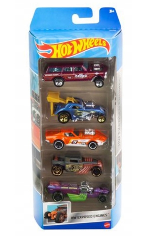 HOT WHEELS ZESTAW 5-PAK AUTKA HFV90 PIĘCIOPAK