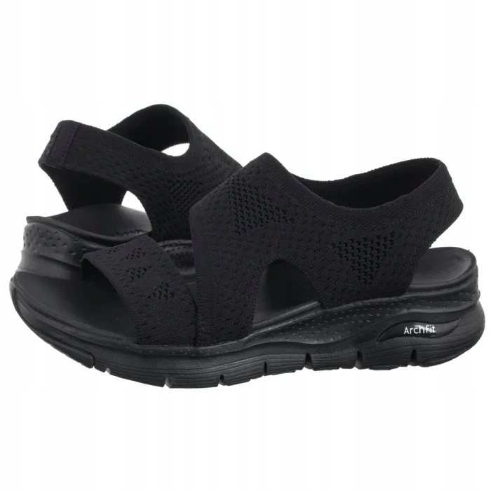 Dámské sandály Skechers Arch Fit Brightest Day 119458 Černé