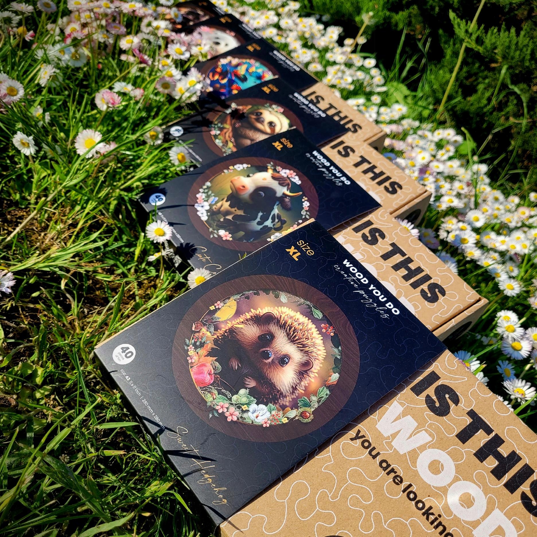 Puzzle drewniane WOOD YOU DO | Wolf | 40 elementów | XL Kolekcja WOOD YOU DO