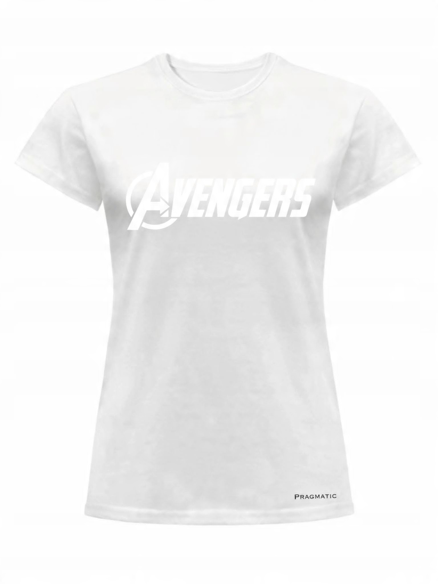 

Koszulka Damska Biała T-shirt Avengers XL