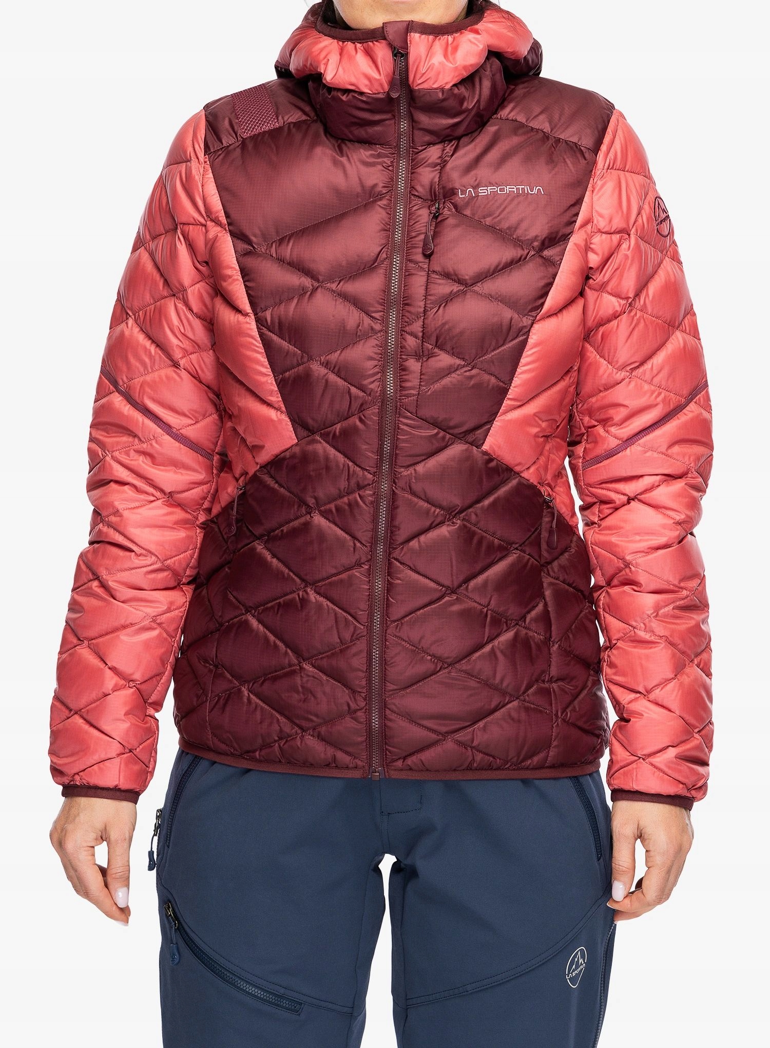 Dámská péřová bunda La Sportiva Pinnacle Down Jkt redwood/rosebay Xs