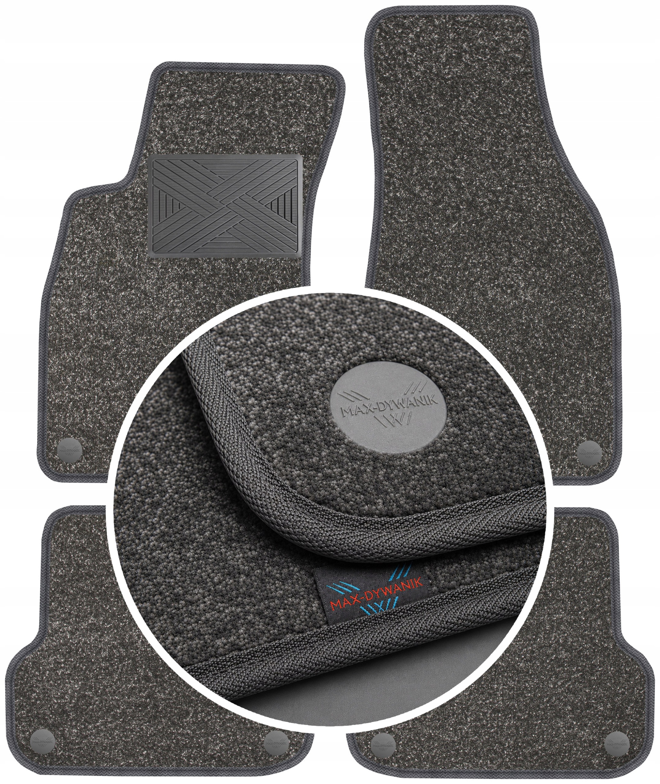 Audi A4 B6 B7 2001-2007 Koberce do auta Perl-Line 12 mm