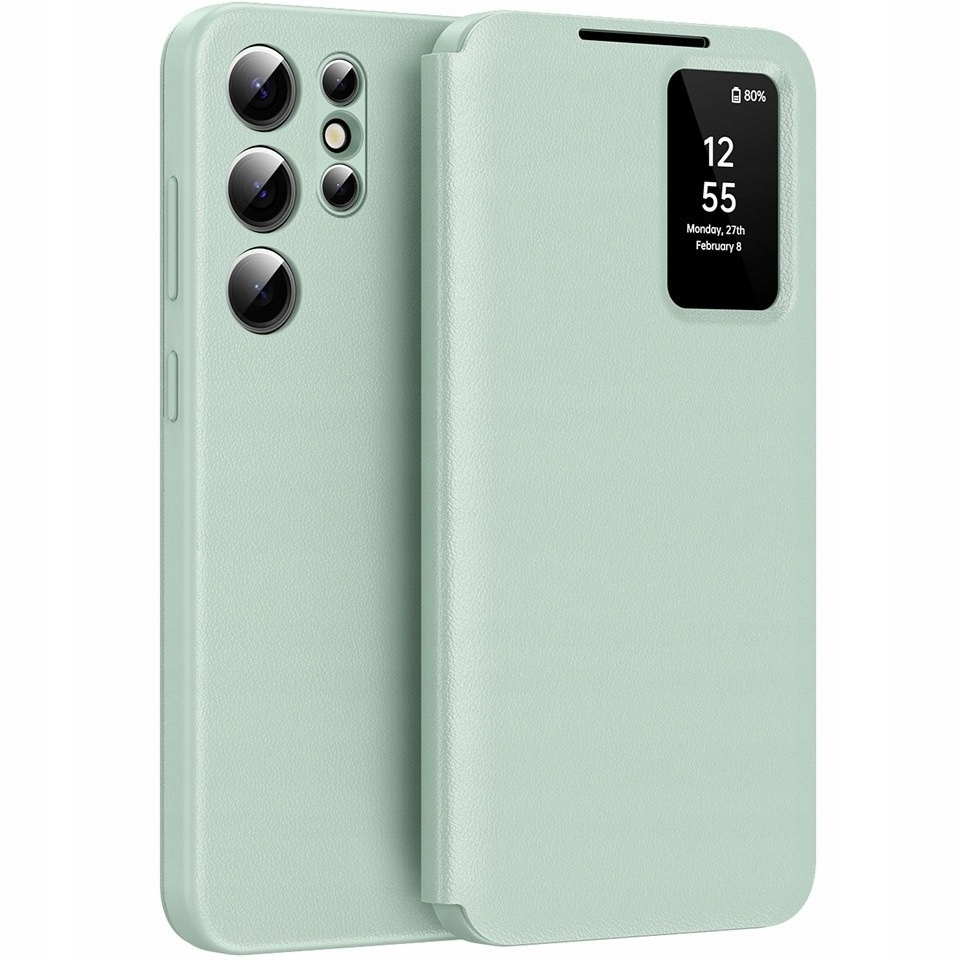 Etui Z Klapką Smart View Do Samsung Galaxy S24 Ultra Obudowa Case Pokrowiec