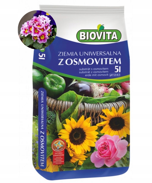 

Biovita Podłoże Ziemia Uniwersalna z Nawozem 5L