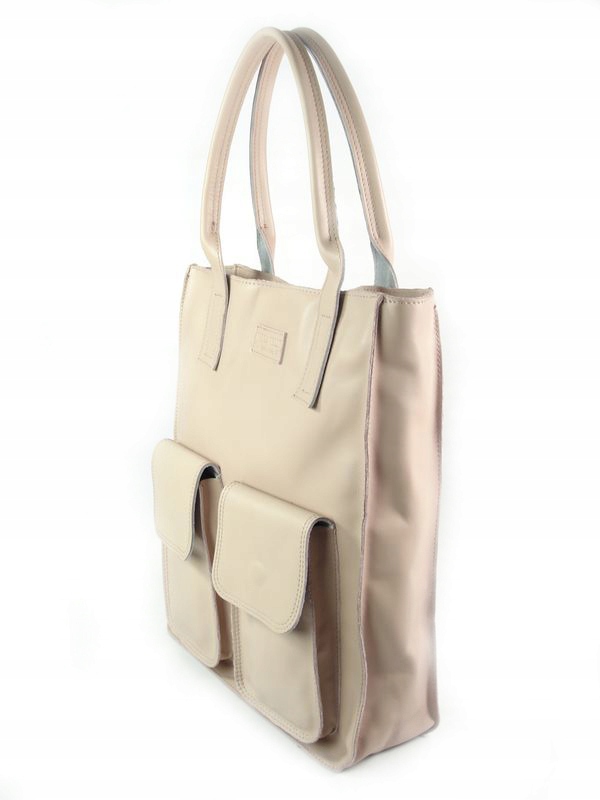 Torba Worek Vera Pelle Shopper Kieszenie Marka Vera Pelle