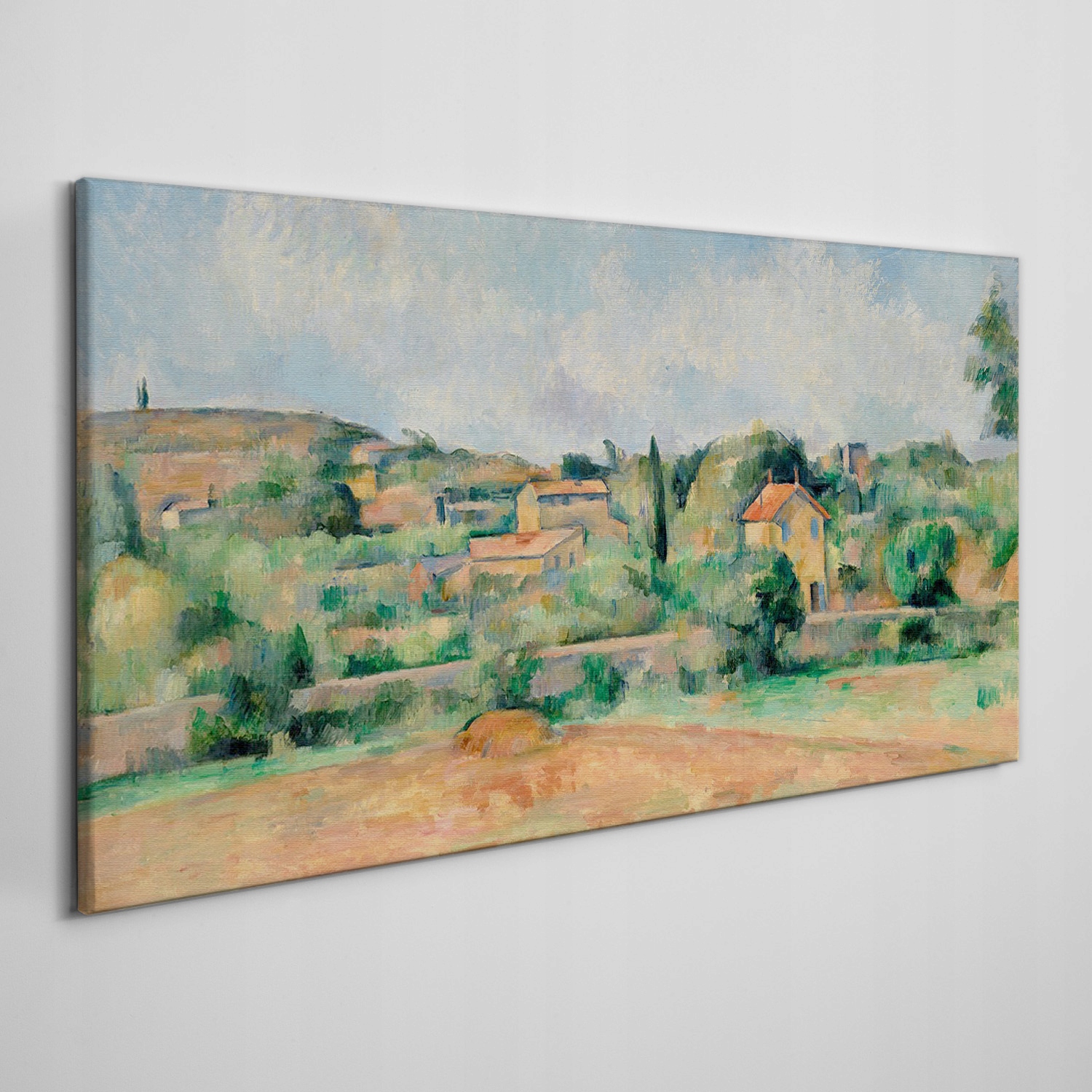 

Obraz na płótnie Malarstwo domy natura 140x70 cm