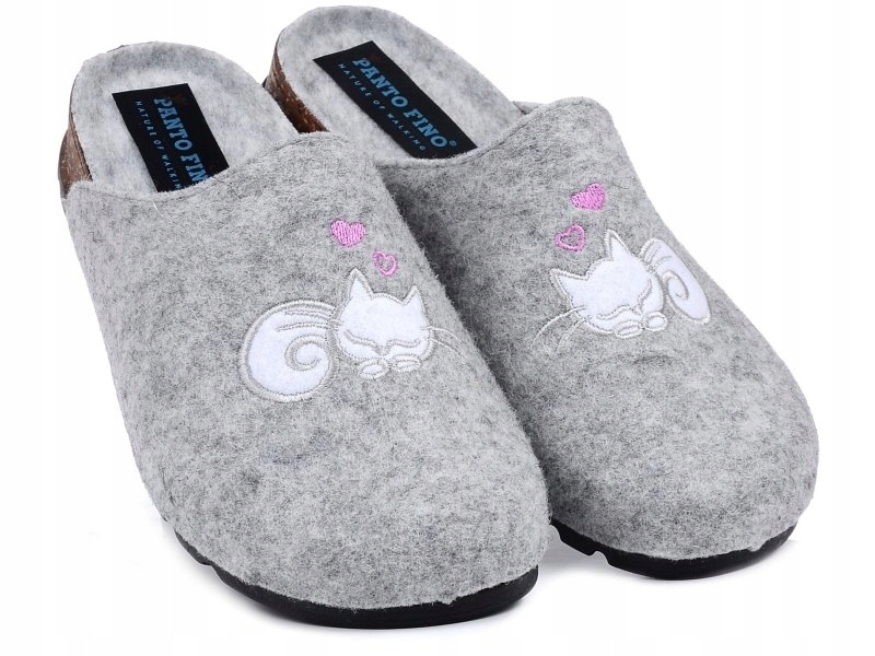 

Kapcie damskie filcowe Panto Fino KK267057 38