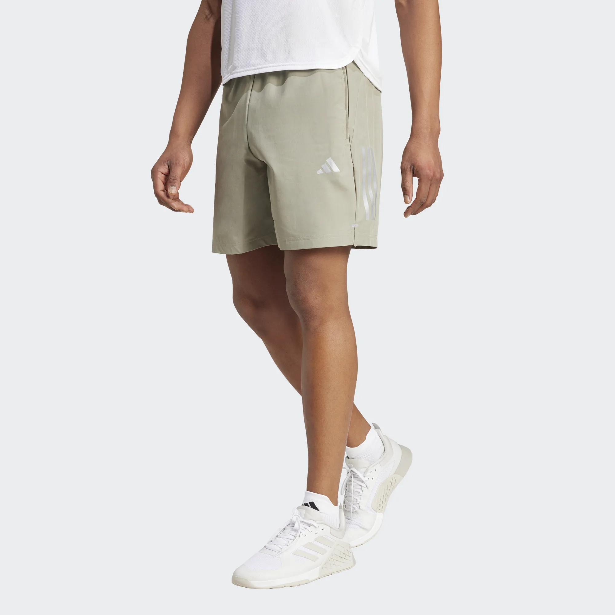 Adidas Kraťasy béžové Aeroready IM7483 vel. L 7"