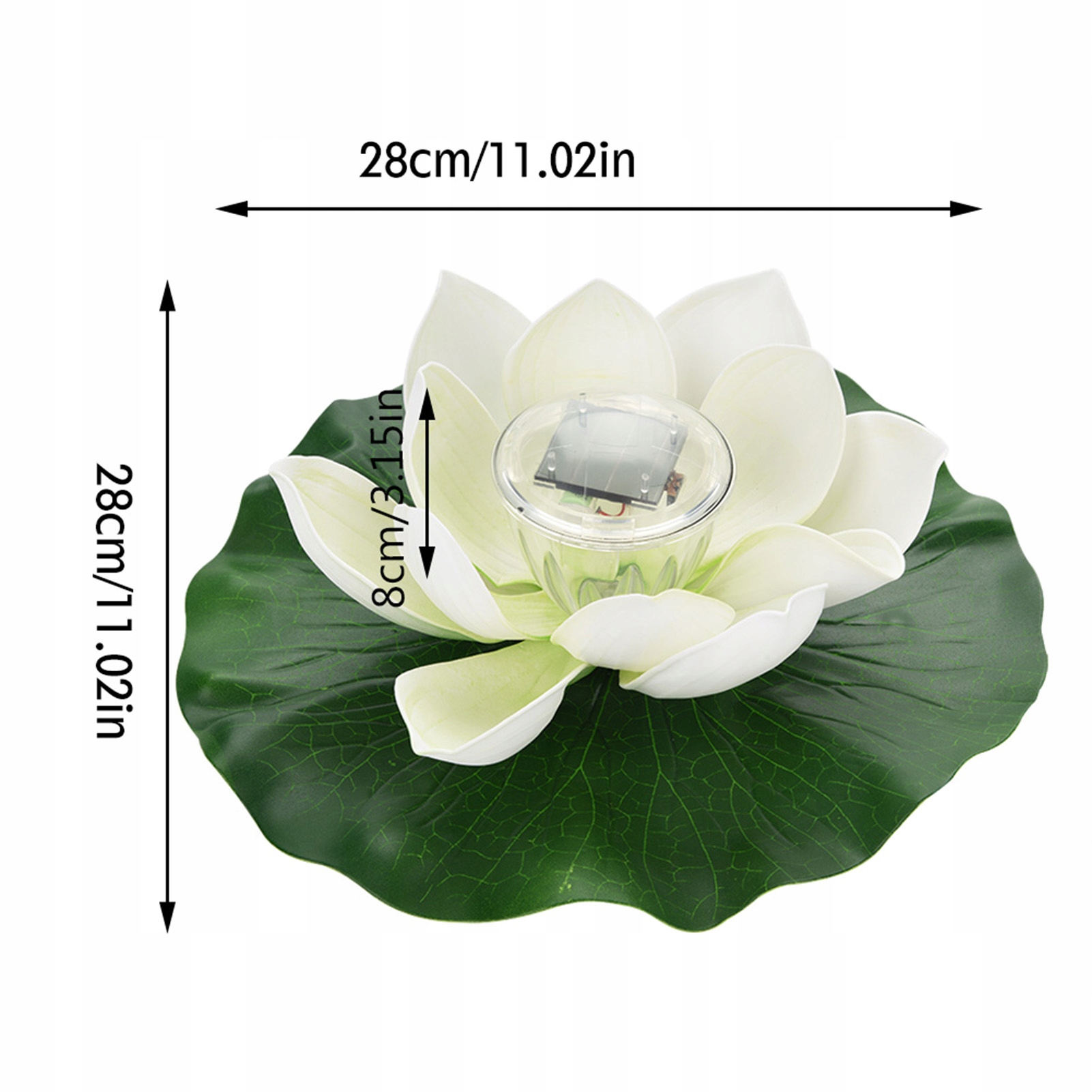 LAMPA SOLARNA LED LILIA WODNA RGB Z PANELEM SŁONECZNYM ZIELONY Kod producenta 4683962