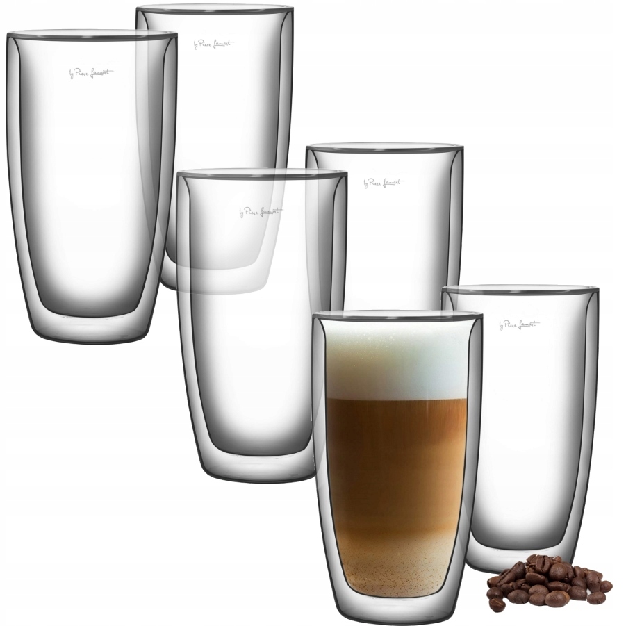 

Szklanki termiczne Lamart 380ml Kubek 6 sztuk