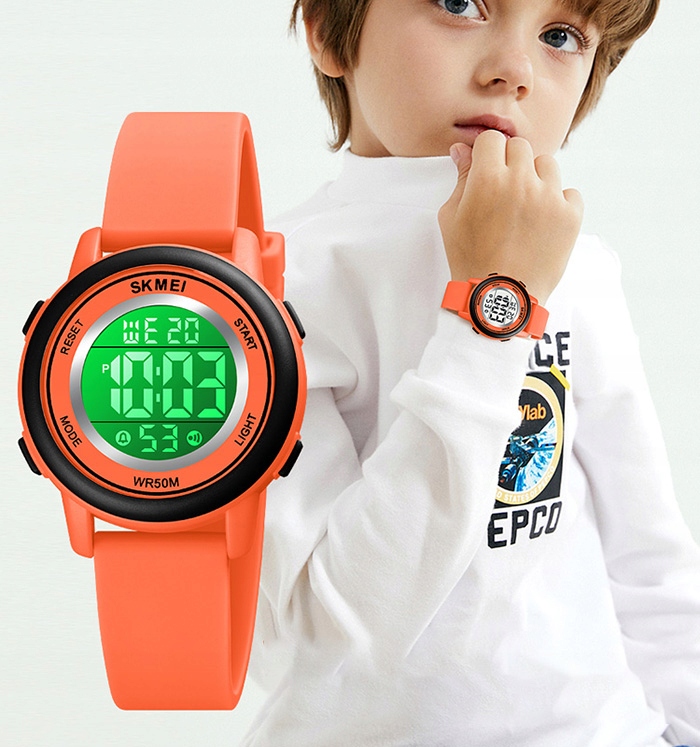 Zegarek dziecięcy SKMEI elektroniczny data ni8 Wzór dominujący mix wzorów