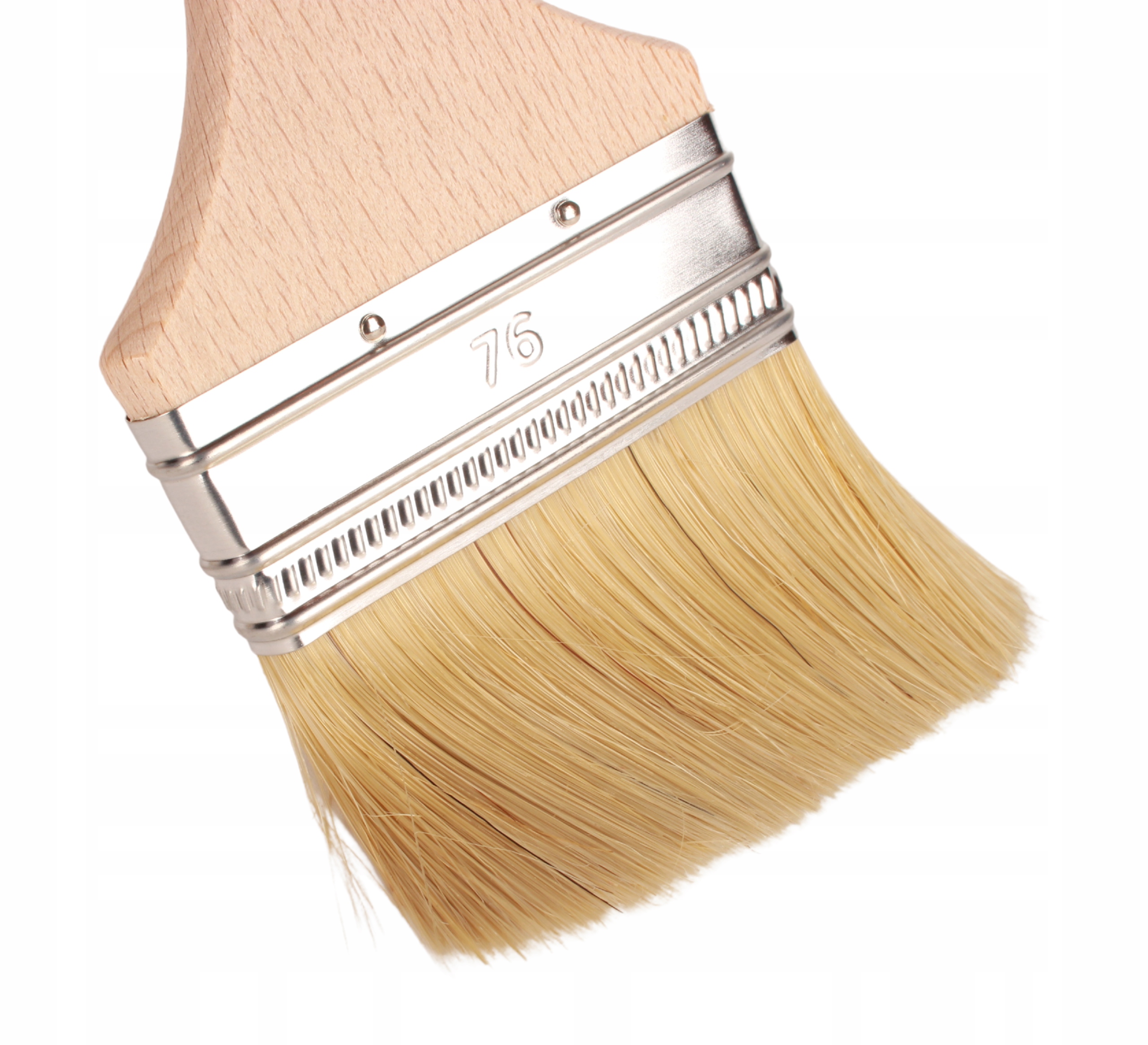 PĘDZEL ANGIELSKI 76mm PŁASKI MALARSKI NATURALNY