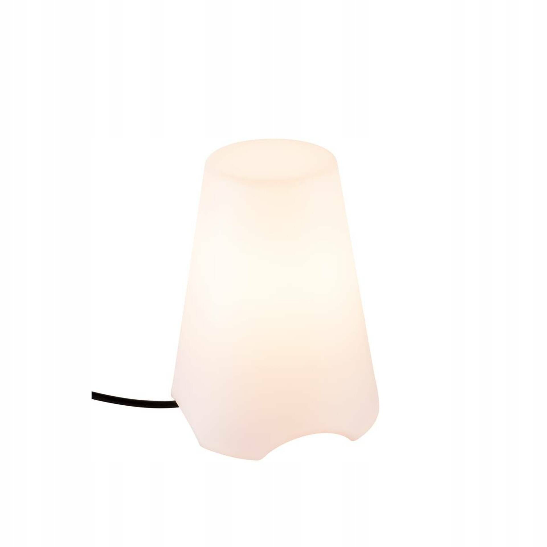 Slv Big White Kirocone Tl vonkajšia stolná lampa, E27, IP44, biela, max. 60W