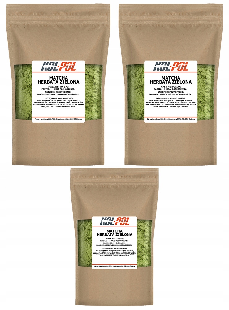Matcha Zielona Herbata 2,5kg W proszku naturalna