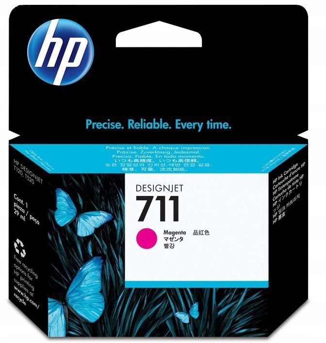 Inkoust Hp 711 CZ131A 29ml M Originál červený T520 T530 T120