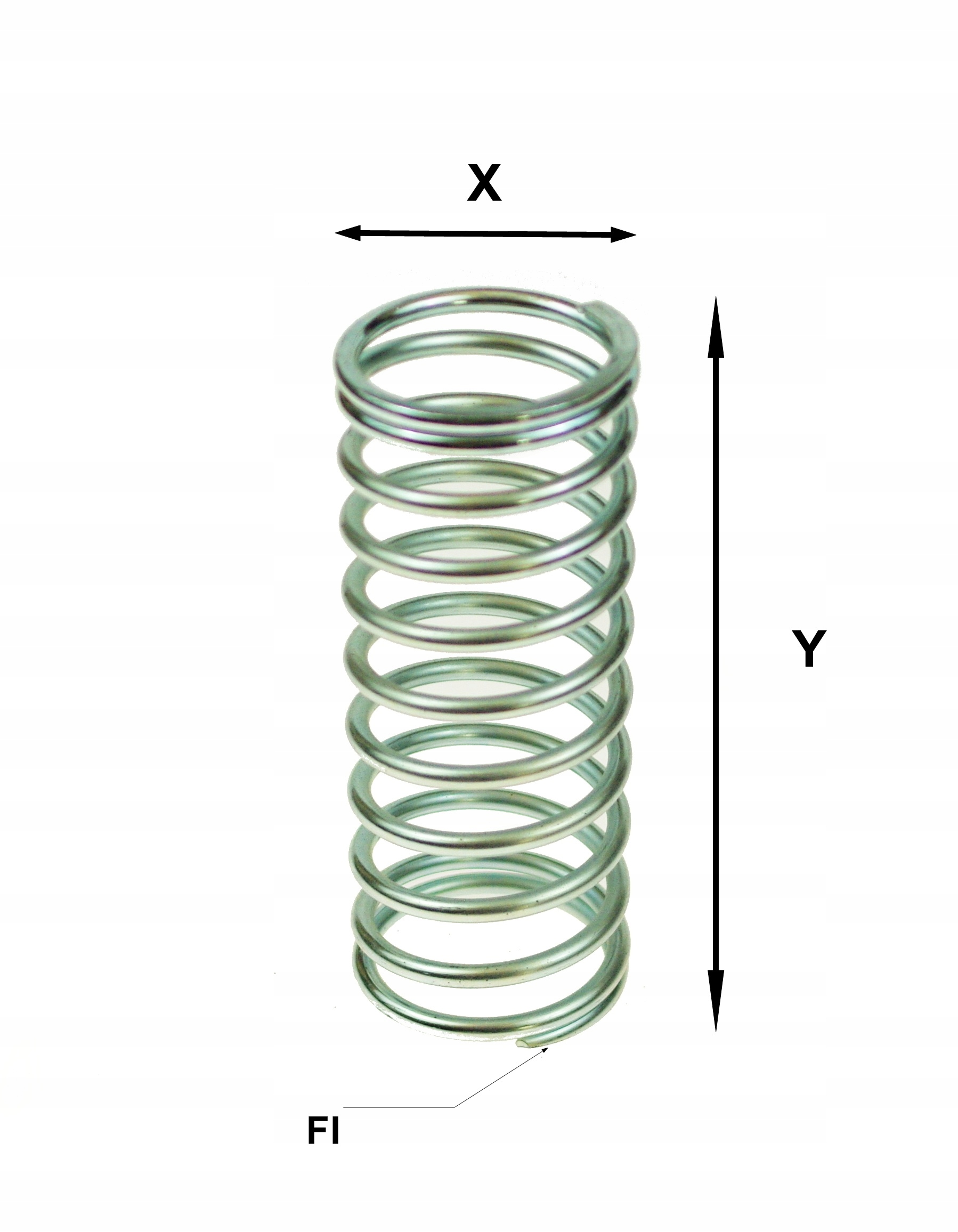SPRĘŻYNA DOCISKOWA NACISKOWA 34x4x140 mm OCYNK Marka inna