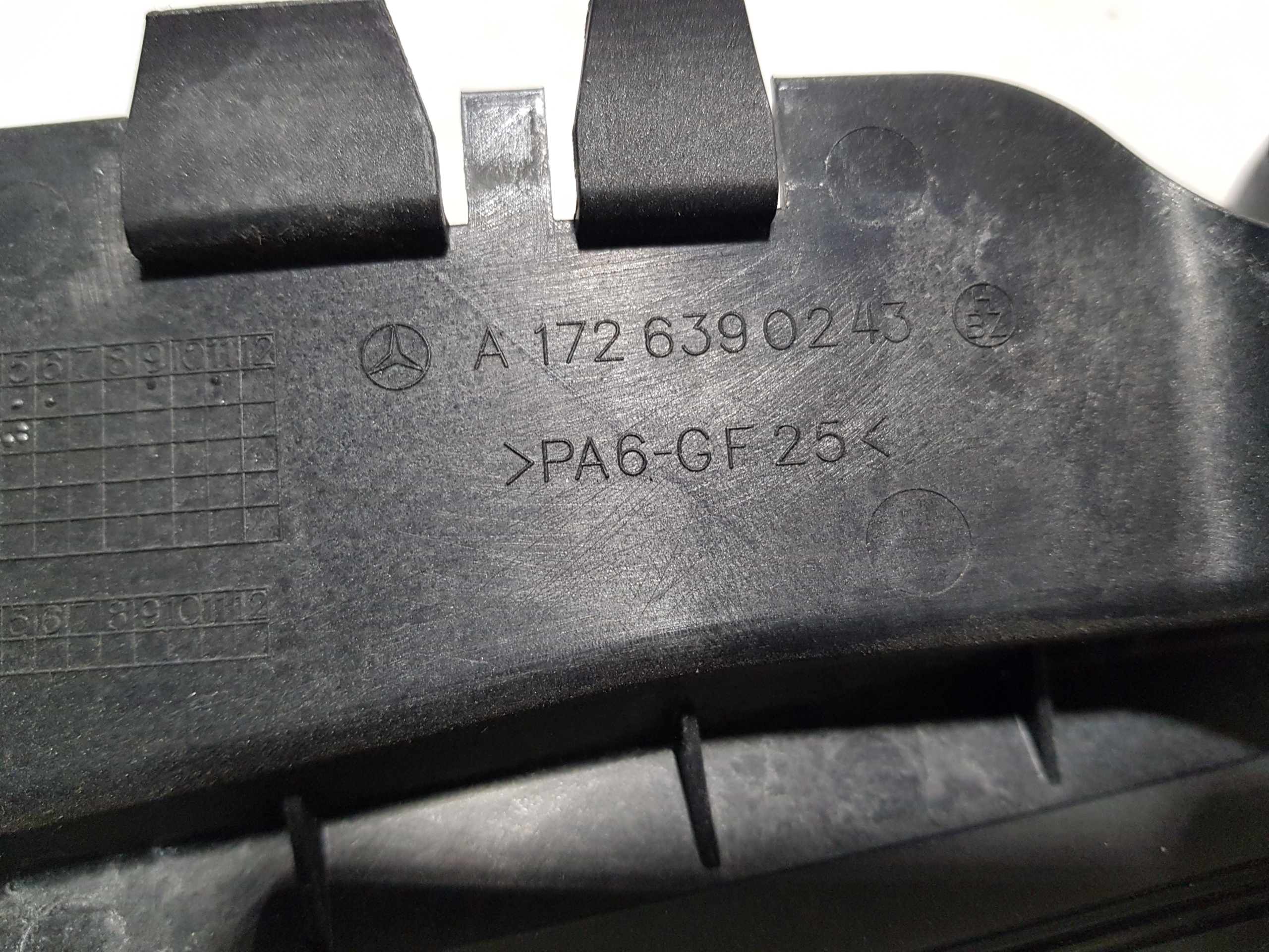 MERCEDES SLK R172 Support Support plaque Poignée Vitres Droite Arrière