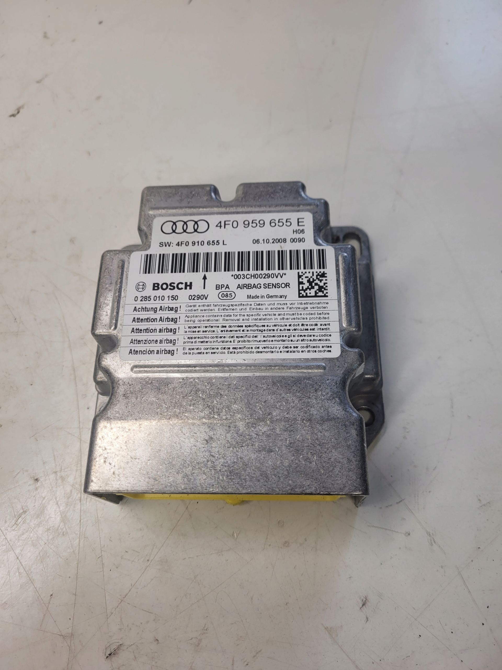 SENSOR AIR BAG AIRBAG AUDI A6 C6 LIFT 4F0959655E