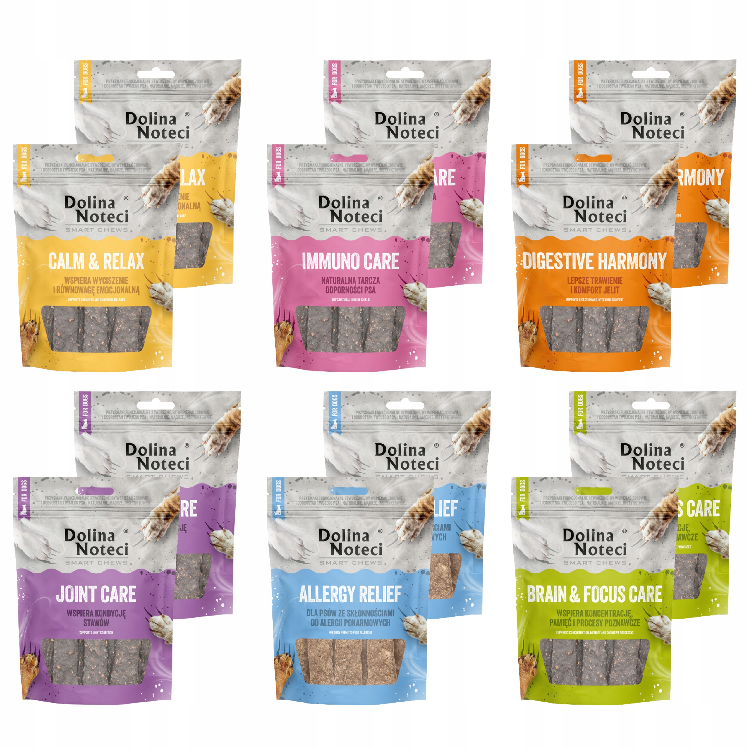 Levně Dolina Noteci Smart Chews funkční pamlsky pro psa mix 12 x 100 g