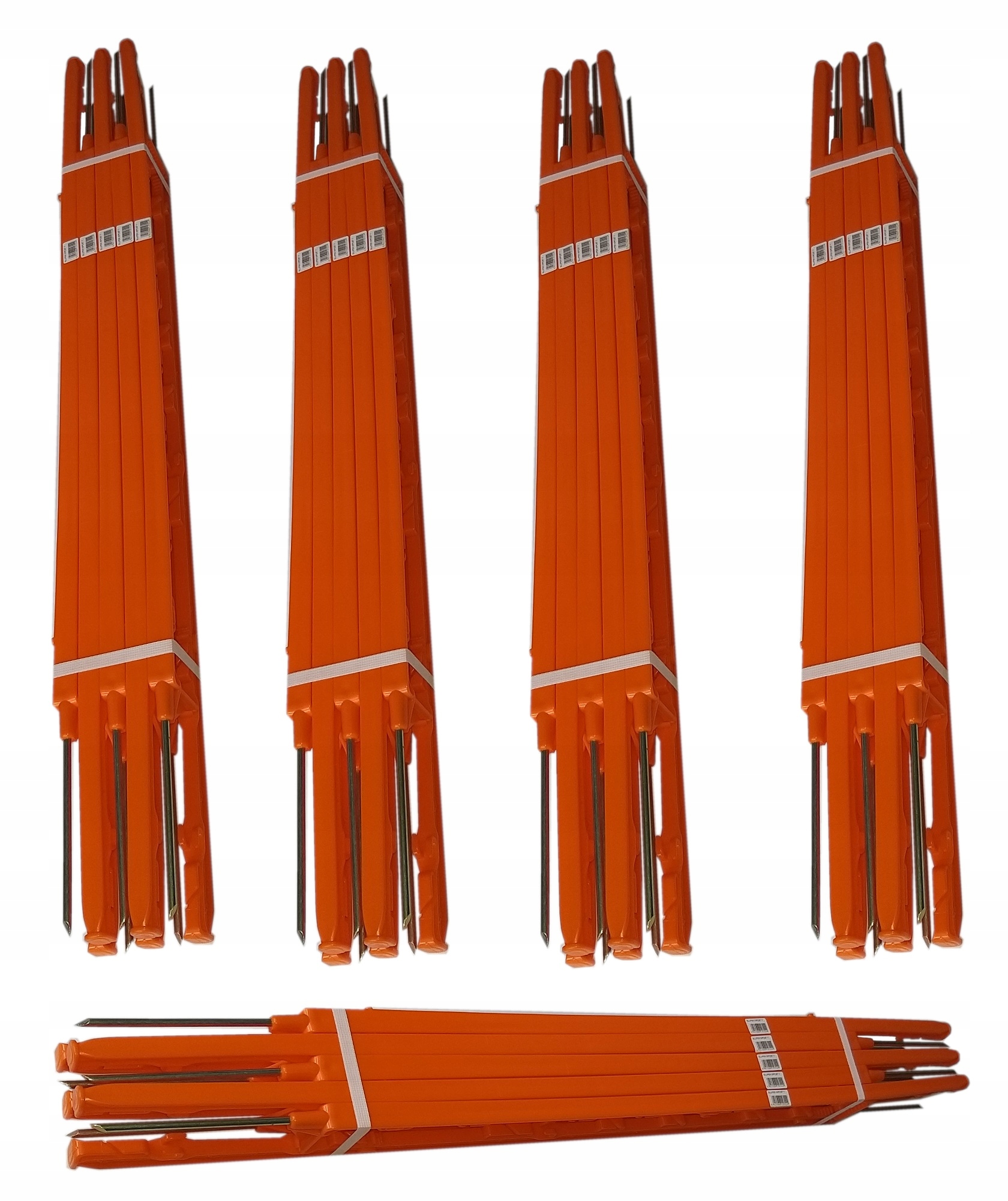 

Słupek palik H105 cm pomarańczowy 50szt Kipost