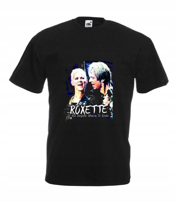 KOSZULKA MĘSKA ROXETTE KONCERT WZORY Rozmiar M