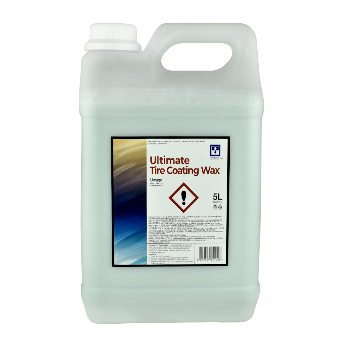 BINDER TIRE COATING WAX DRESSING DO OPON 5L Producent Binder