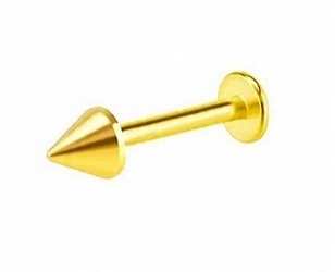 

Labret klasyczny stożek złoty helix 1,2/6/3