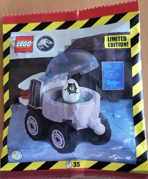 Lego 122407 Mobilny inkubator z jajkiem 24946pb02 Egg Jajko Jurassic World