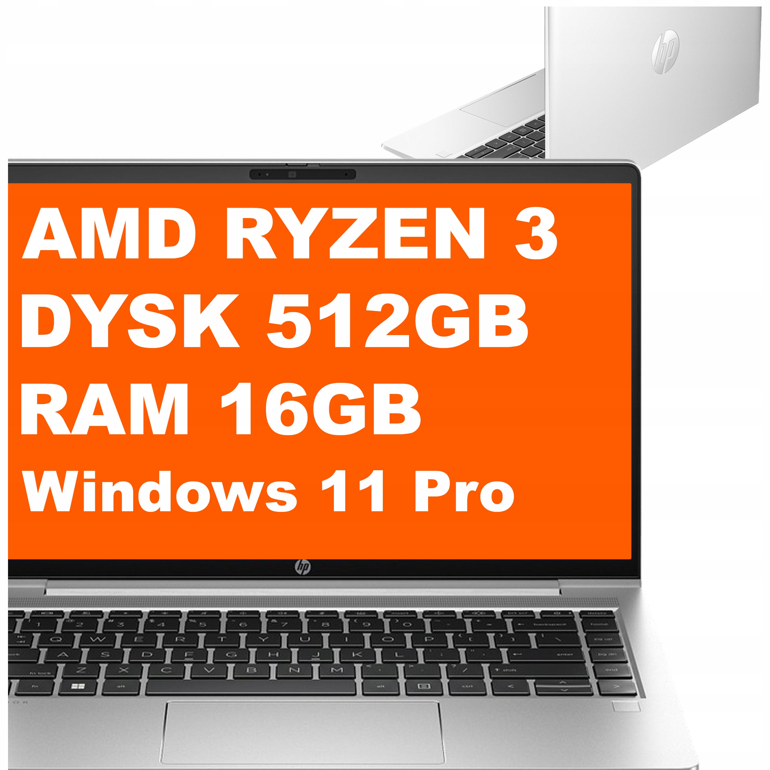 Hp ProBook 445 G10 Ryzen 3 16GB 512GB Radeon Fhd Dotykový Win 11 Pro Stříbrný