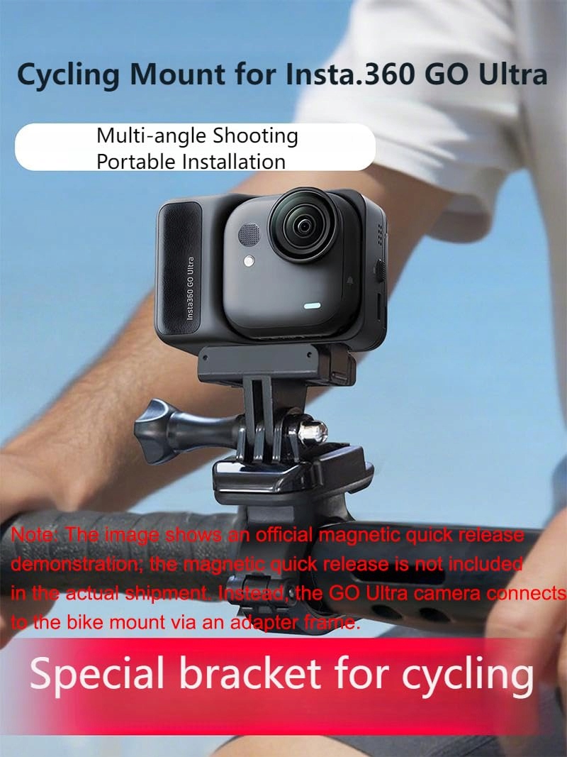 Uchwyt Rowerowy Do Kamer Insta360 DJI Osmo 360 Stopni Lokyoyo — miniatura 2