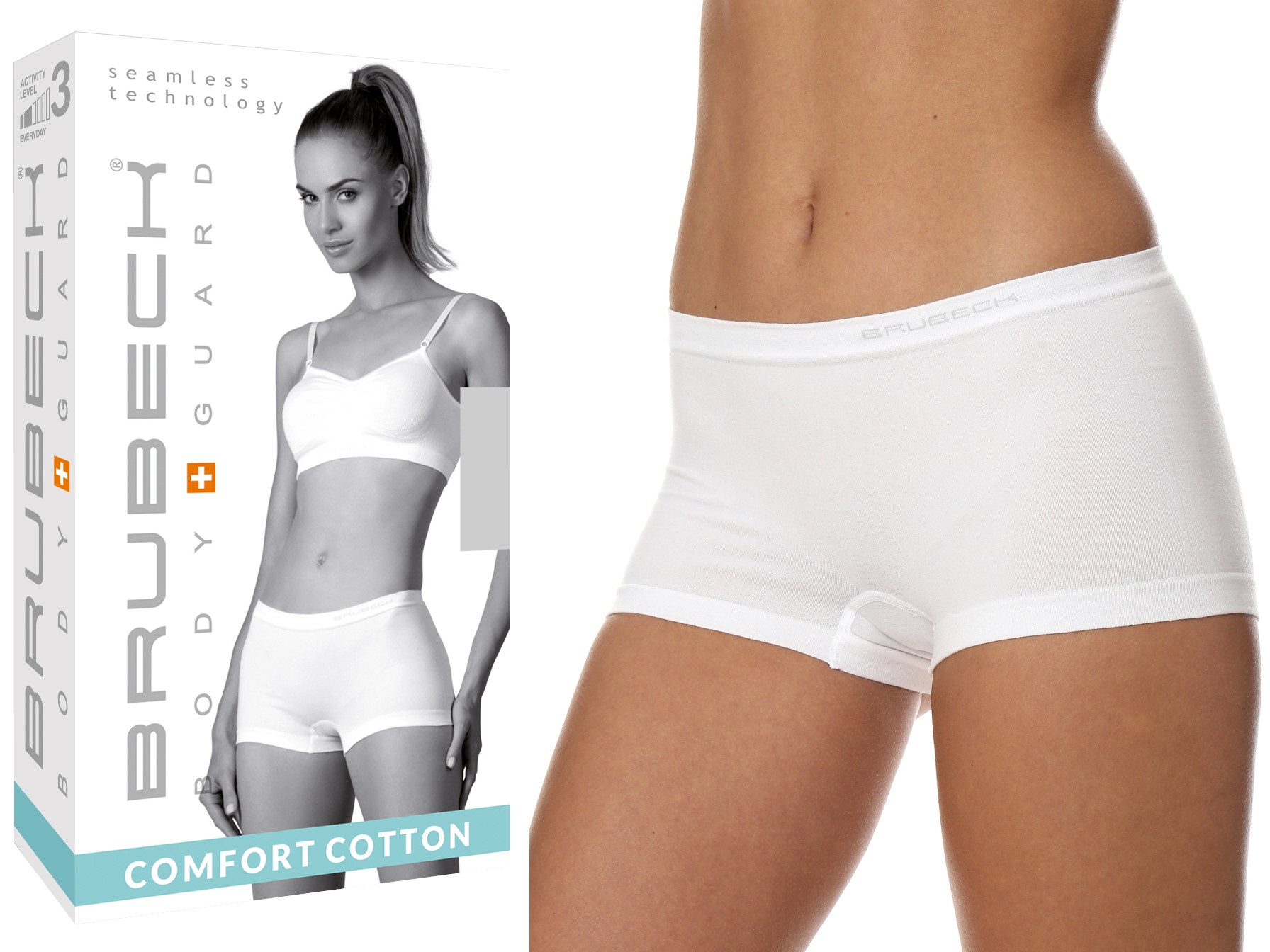 

Brubeck comfort cotton Bokserki BX10470A białe XL