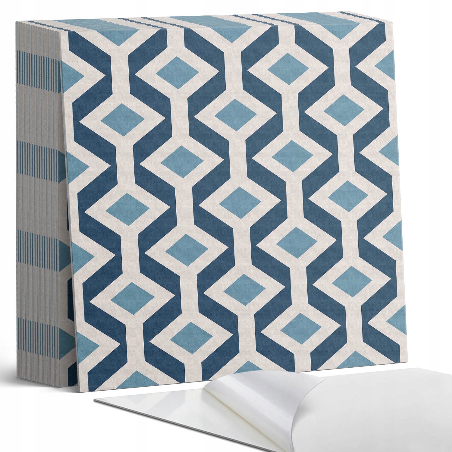 Vinylové dlaždice na zeď Vzor kosočtverců v geometrickém stylu 20 x 20 x 20 cm