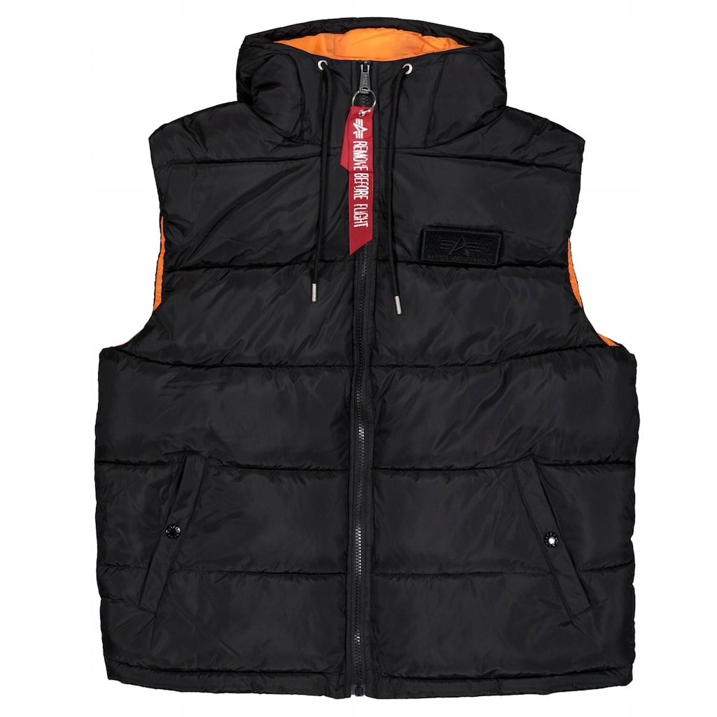 Alpha Industries pánská vesta Puffer Vest Fd černá velikost S