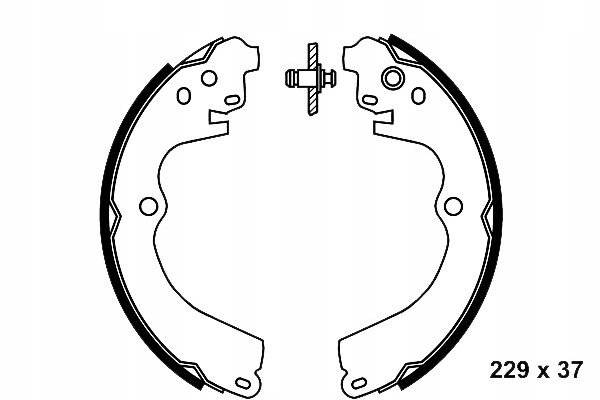ATE SZCZĘKI HAMULCOWE KPL. TYŁ SUBARU FORESTER, IM Producent części ATE