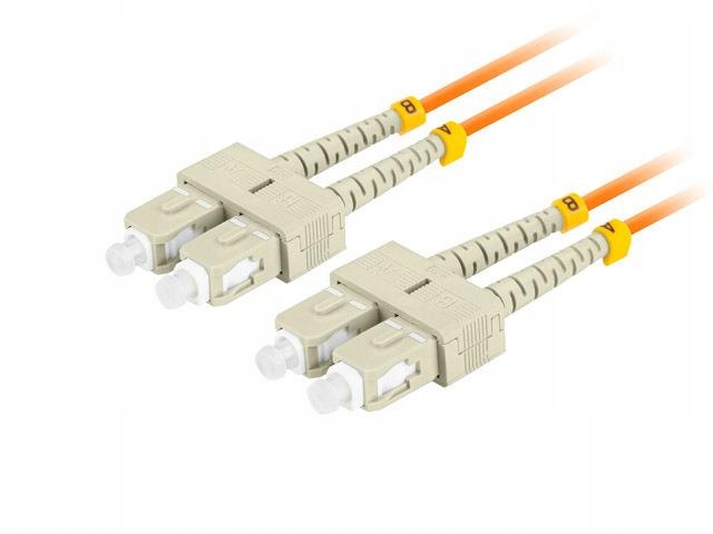 Lanberg Patchcord 5M OM2 50/125 Sc/upc-sc/upc Do Łączy Sieci Światłowodowej