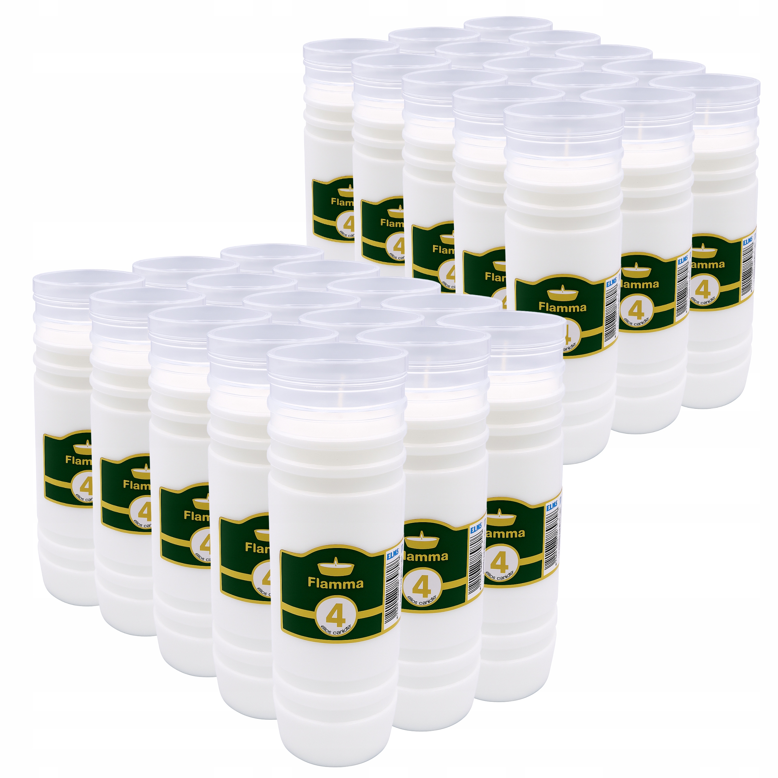 Parafínové vložky do hřbitovních svíček 30 kusů až 4 dny Univerzální Velikost Celoročně